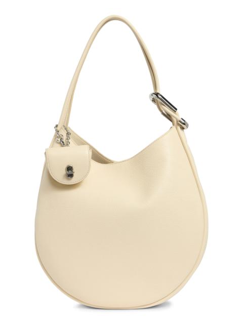 Marc Jacobs Marc Jacobs Large The Crescent Leather Shoulder Bag in Cloud White at Nordstrom