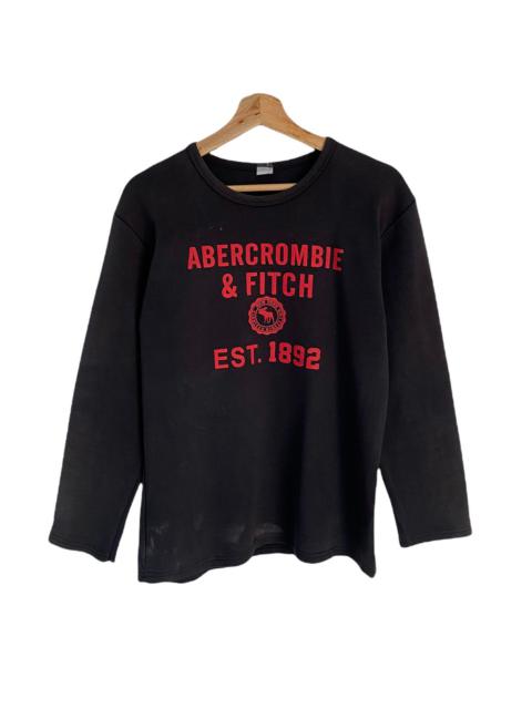 Other Designers VINTAGE ABERCOMBIE & FITCH BIG LOGO PRINT LONG SLEEVE SHIRTS