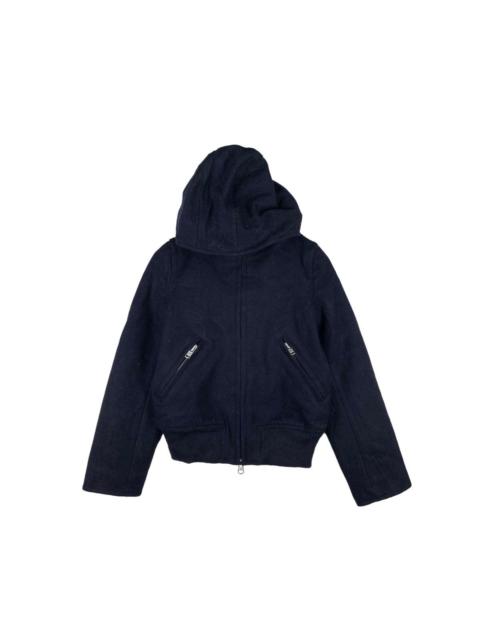 Other Designers Issey Miyake - Vintage Sunao Kuwahara Hoodies Jacket Woolen Wool Hooded