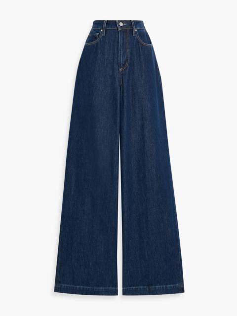 Other Designers Harper high-rise wide-leg jeans