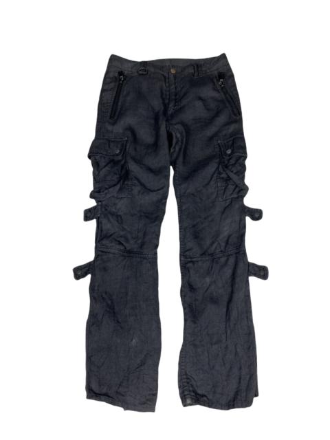 Other Designers Roar - Roar Cargo Tactical Bondage Linen Pants S006