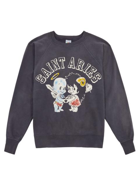 Saint Aries printed cotton sweatshirt