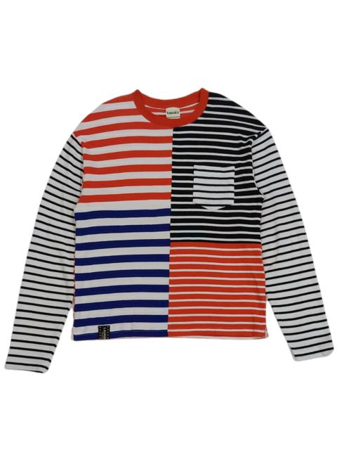 Other Designers RARE! LAUNDRY JAPANESE BRAND STRIPED PATCHWORK STYLE