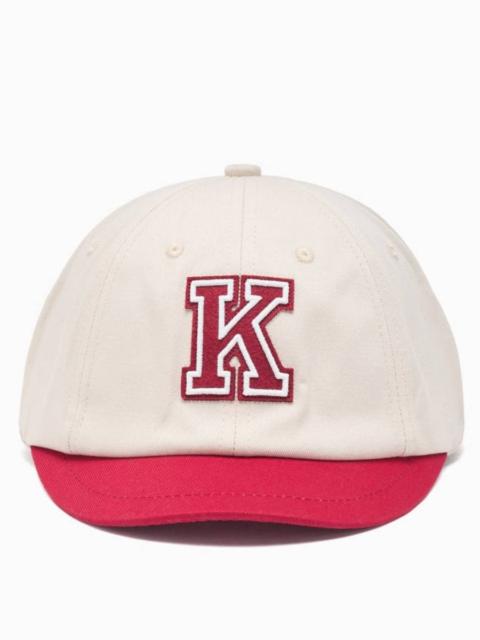 KENZO Kenzo K Embroidered Baseball Cotton Cap