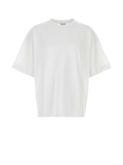 Dries Van Noten Dries Van Noten Men White Cotton Heno Oversize T-Shirt