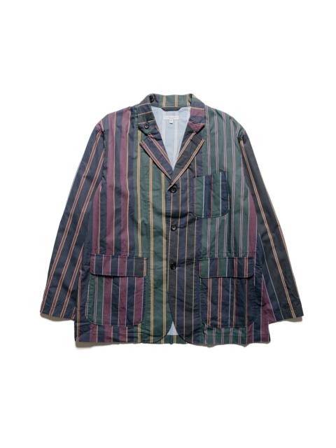Engineered Garments Loiter Jacket Multi Colour Regimental Stripe