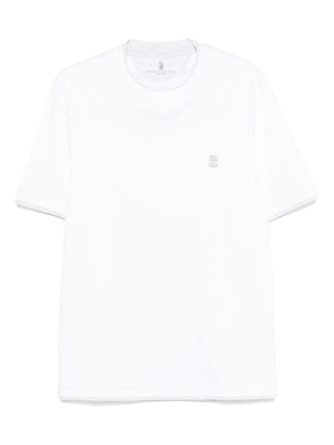 Brunello Cucinelli Brunello Cucinelli Men Logo Cotton T-Shirt