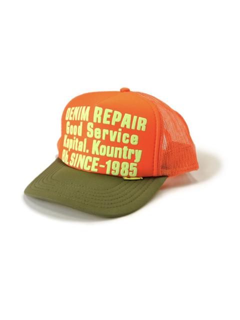 Kapital Kapital Kountry Denim Repair Trucker Hat