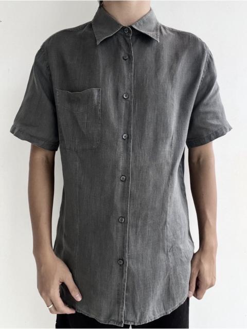 C.P. Company Early 2000s C.P Company Linen Short Sleeve Shirt