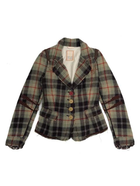 Other Designers Marithe Francois Girbaud - 🌟MARITHE FRANCOIS GIRBOUD Green Tartan Plaid Blazer