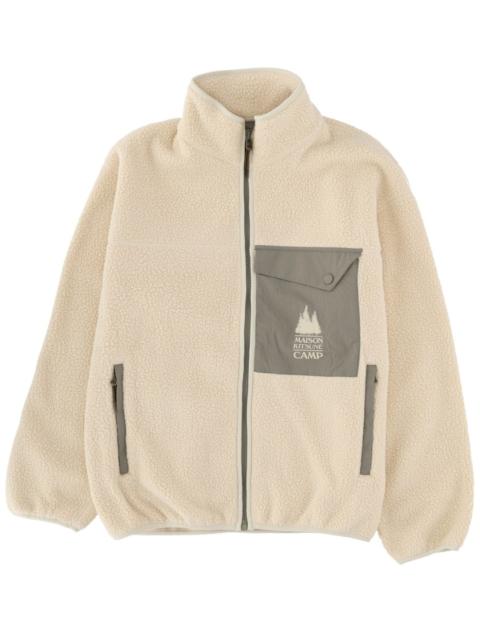 Maison Kitsuné FLEECE JACKET WITH ZIPPER