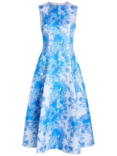 EMILIA WICKSTEAD Emilia Wickstead Mara Floral-print Faille Midi Dress