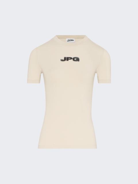 Jean Paul Gaultier Jpg Cotton Baby Tee Ecru