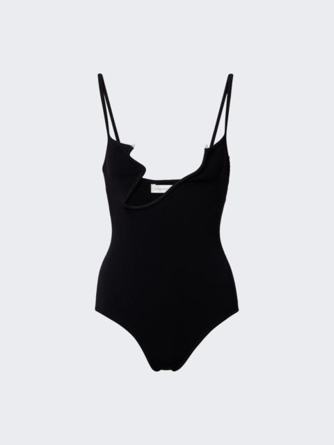 CHRISTOPHER ESBER Odessa Arced Knitted Bodysuit Black