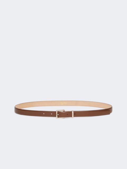 Max Mara Leather belt - BROWN