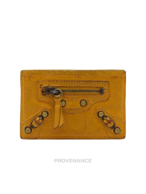 BALENCIAGA Balenciaga City Bag Card Holder Wallet - Yellow