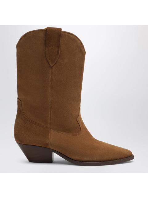 Isabel Marant Isabel Marant Suede Cowboy Ankle Boots With Heel In Cognac Women