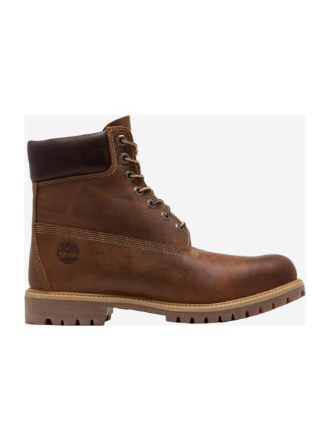Timberland Premium 6-inch Leather Boots With Logo