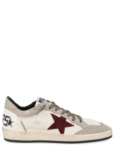 Golden Goose "BALLSTAR" LEATHER SNEAKER WITH LOGO
