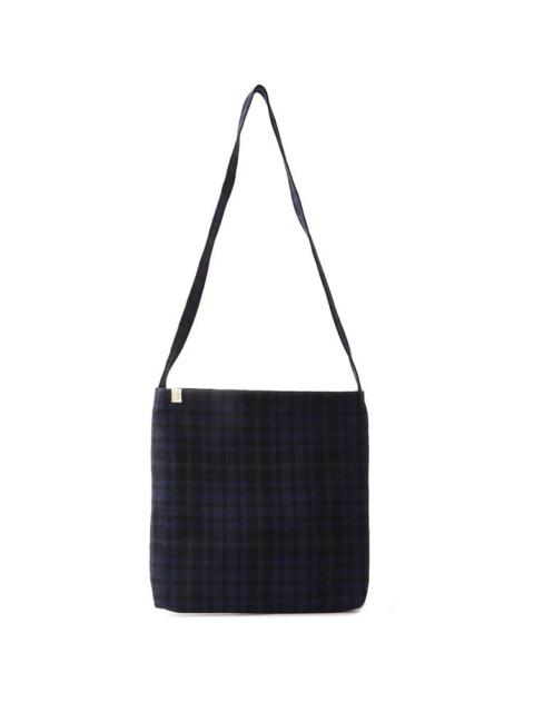 visvim RECORD BAG BUFFALO CHECK NAVY