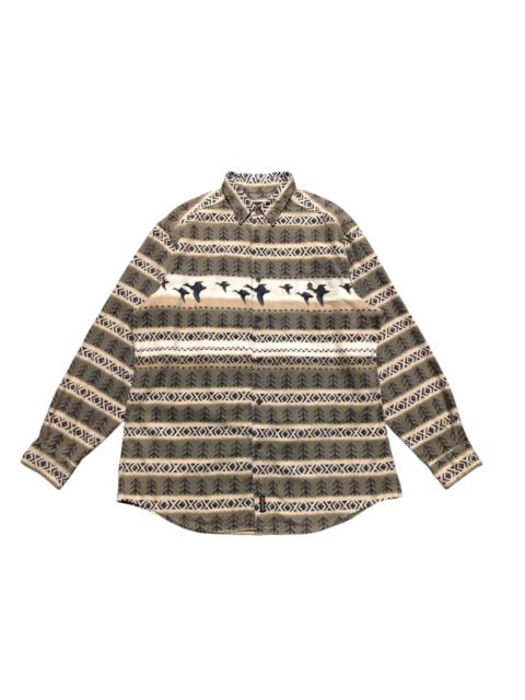 Vintage Woolrich Shacket Duck Arrow Button Up Shirt