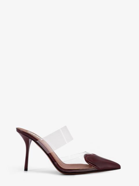 Alaïa Le Coeur Patent Leather Sandals