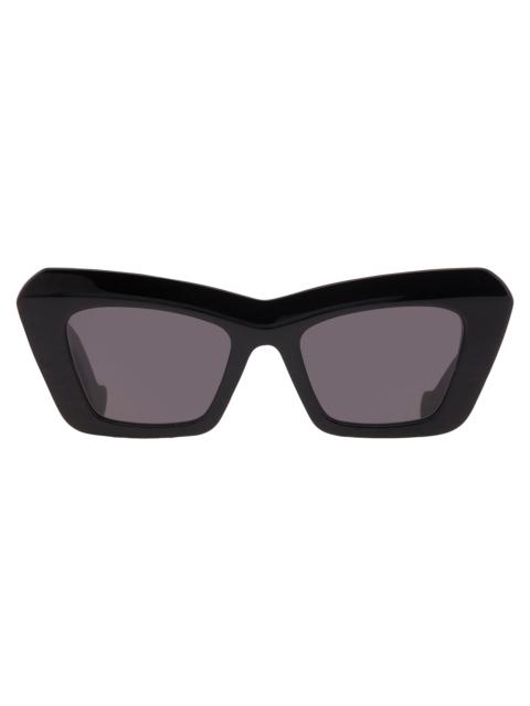 Loewe Open Box - Loewe Anagram Smoke Butterfly Ladies Sunglasses LW400361 01A 51