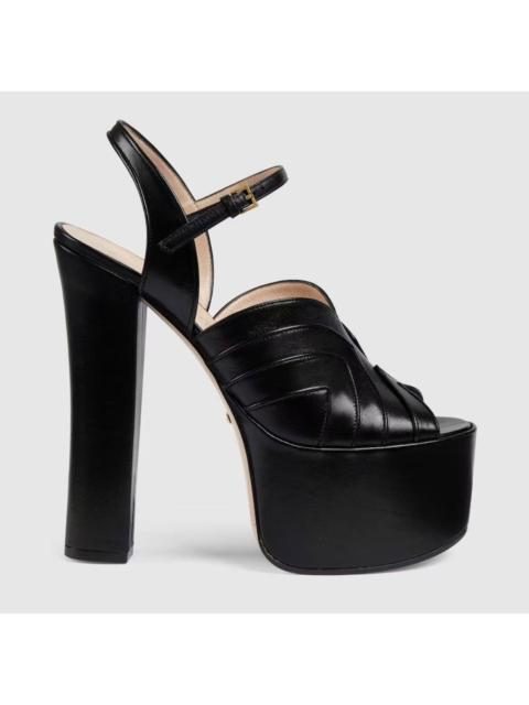 GUCCI Gucci Chunky Heeled Platform Sandals