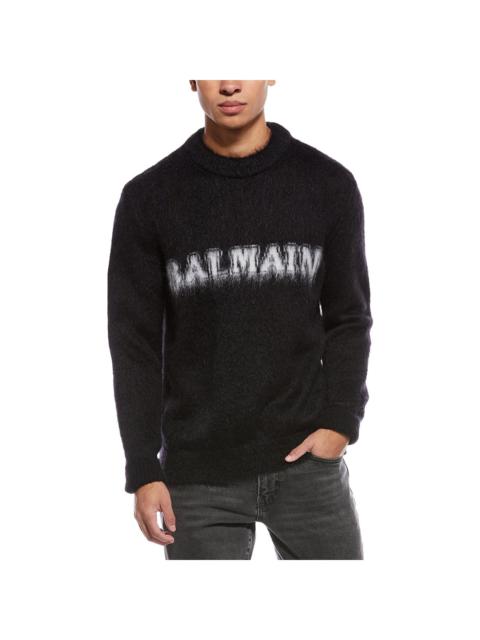 Balmain Balmain Wool & Mohair Blend Crewneck Sweater