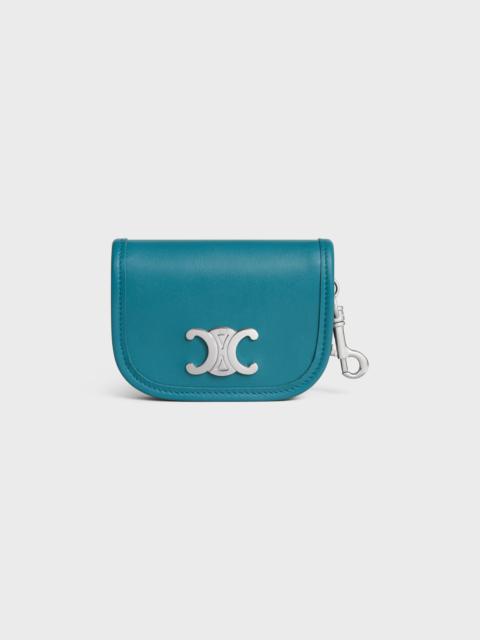 CELINE KEYRING NANO BESACE TRIOMPHE IN SMOOTH CALFSKIN
