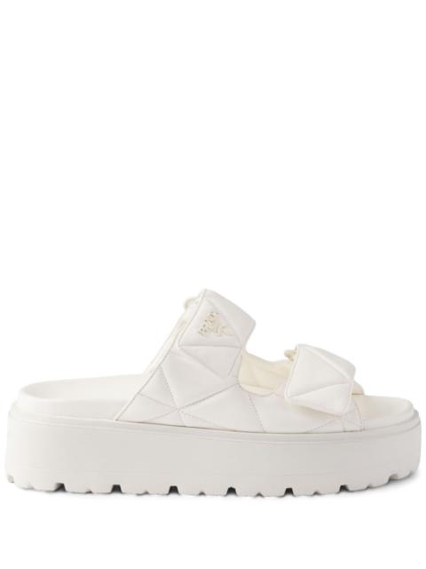 Prada Women 45Mm Padded Leather Sandals