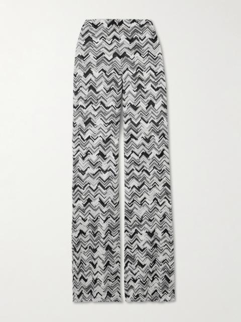 Missoni Crochet-knit Straight-leg Pants