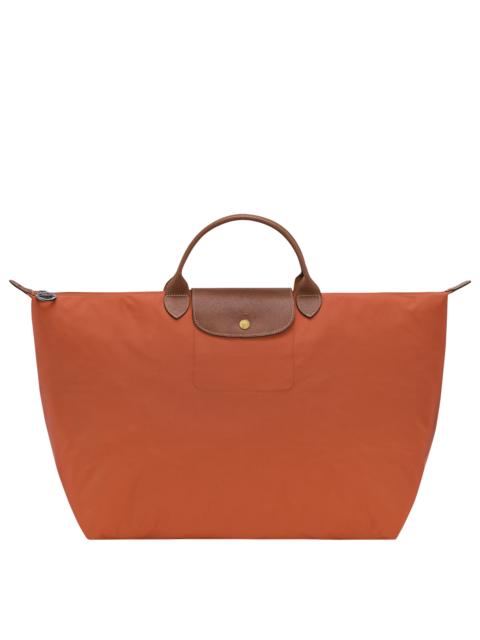 Longchamp Le Pliage Original L Travel bag Brick - Recycled canvas