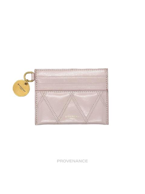 Givenchy Givenchy Card Holder Wallet - Quilted Blush Leather
