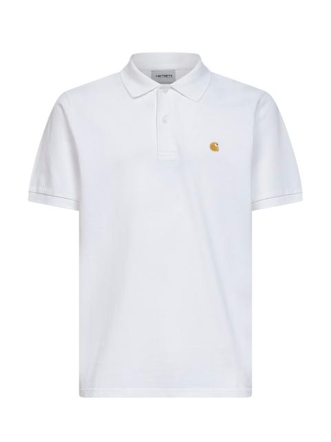 Carhartt White S/S Chase Pique Polo polo shirt