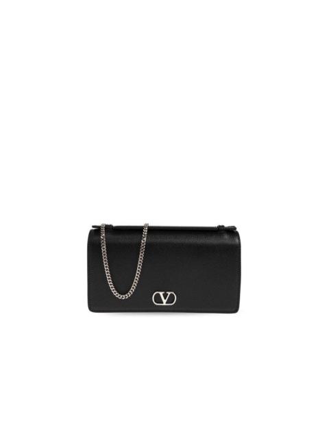 Valentino VALENTINO GARAVANI Black Leather Rockstud Wallet New & Authe