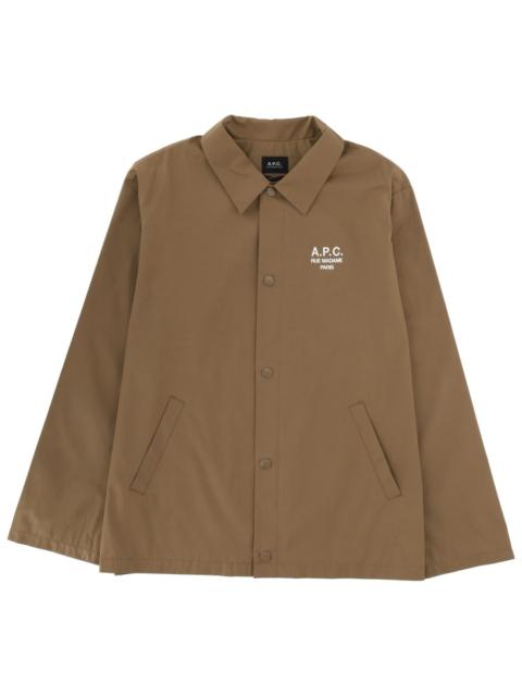 A.P.C. JACKET WITH EMBROIDERED LOGO