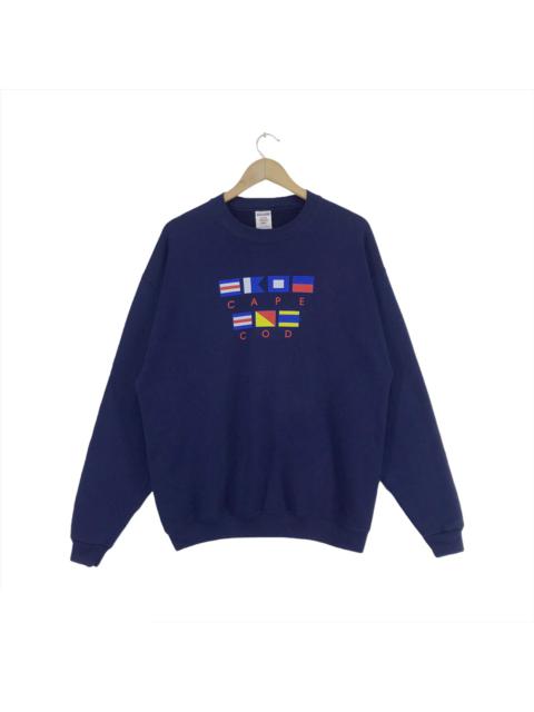 Other Designers Vintage - Vintage Cape Cod Sweatshirt Crewneck Flag Cape