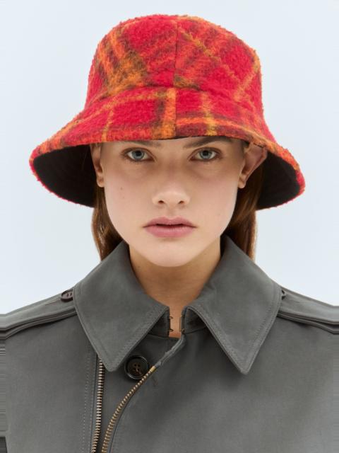 Burberry Reversible Check Fleece Bucket Hat