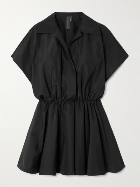 NORMA KAMALI Super Gathered Habotai Mini Dress
