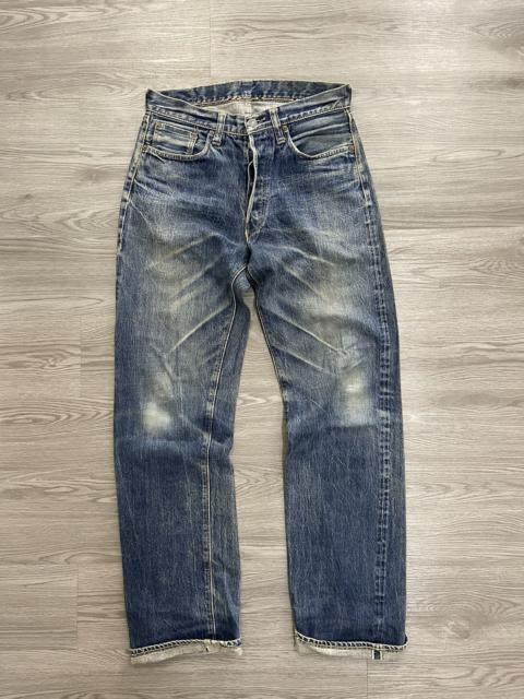 Other Designers Sugar Cane × Toyo Enterprises - Super Patina Denim SUGARCANE selveges distressed denim
