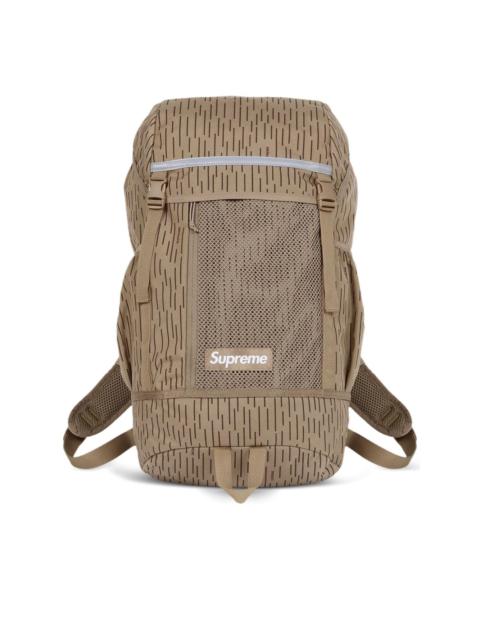 Supreme logo-patch "Tan Raindrop" backpack