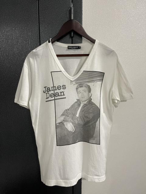 Dolce & Gabbana 1954 James Dean Print Tshirt White