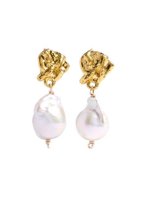 ALIGHIERI Alighieri The Fragment Of Light 24kt Gold-plated Drop Earrings