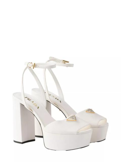 Prada Women's Nappa Leather Platform Sandals