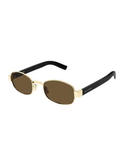 SAINT LAURENT Saint Laurent Ladies Black Oval Sunglasses SL706 001