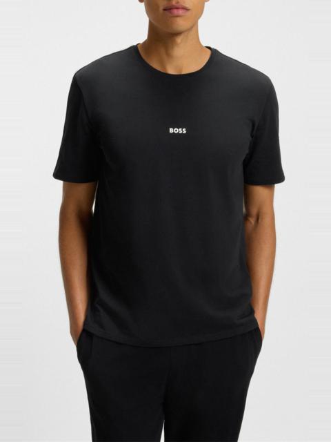BOSS BOSS Unique Stretch Cotton Pajama T-Shirt in Black at Nordstrom