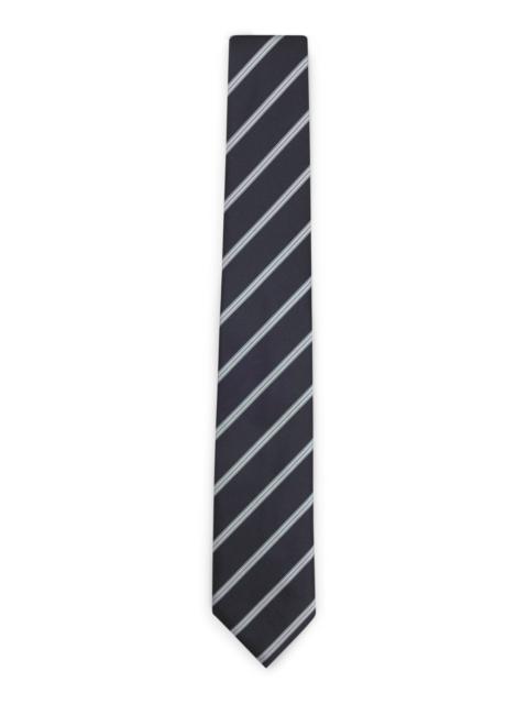 BOSS DIAGONAL-STRIPE TIE IN A SILK BLEND