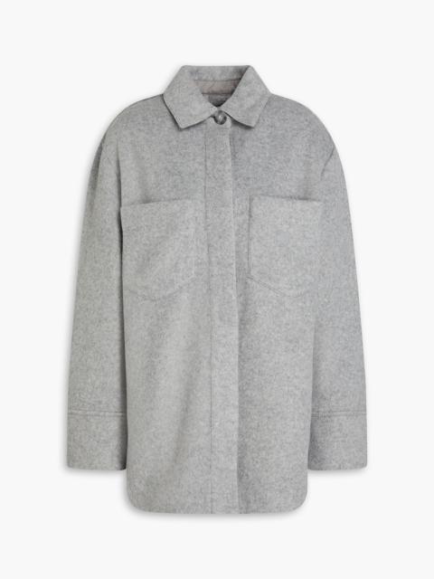 Other Designers Brushed-felt shirt jacket