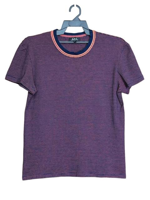A.P.C. A.P.C PARIS RUE DE FLEURUS STRIPED TEE SHIRT